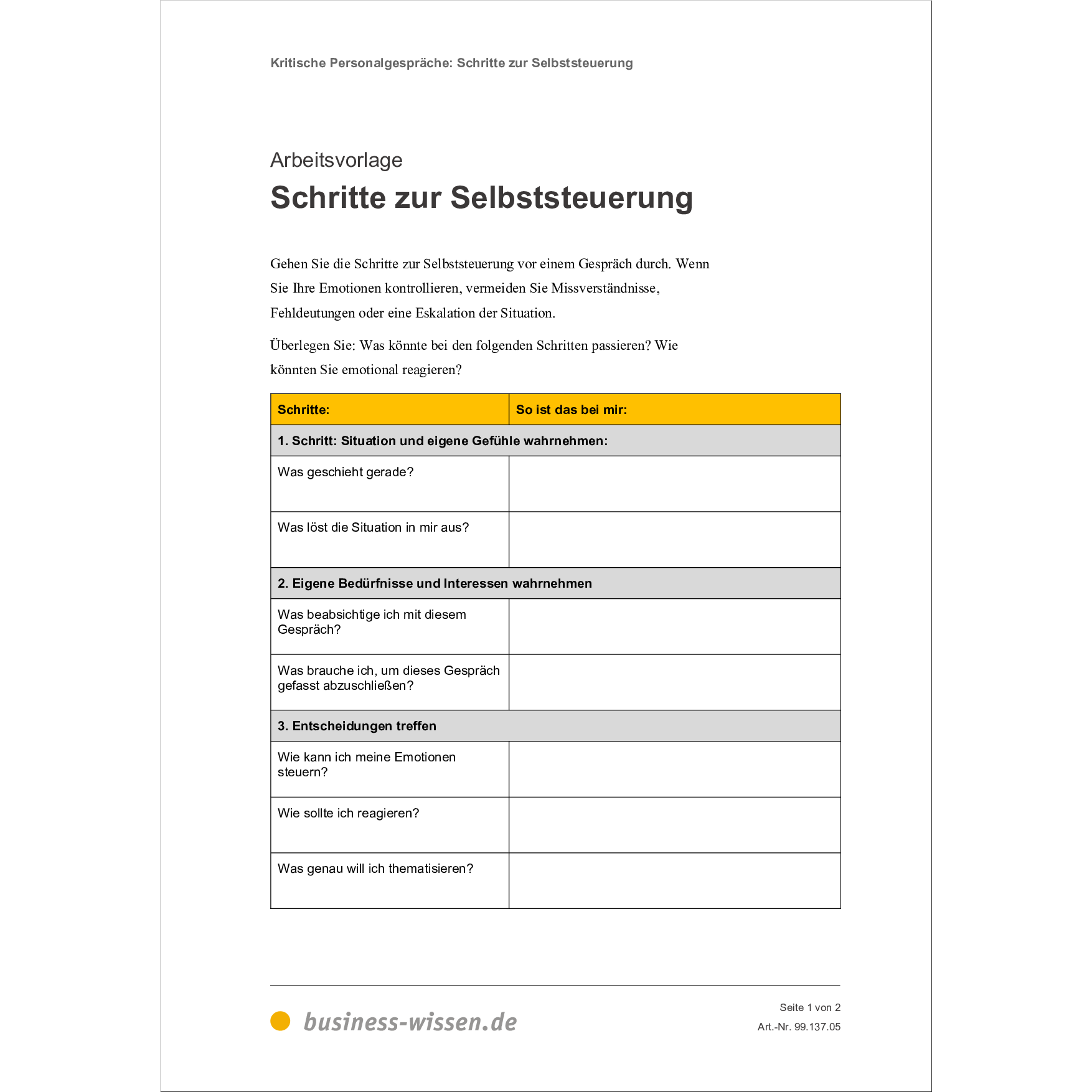 Mitarbeitergespr Che F Hren Anleitung Mit Vorlagen