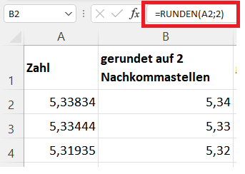 1. Verwendung des Dezimaltrennzeichen