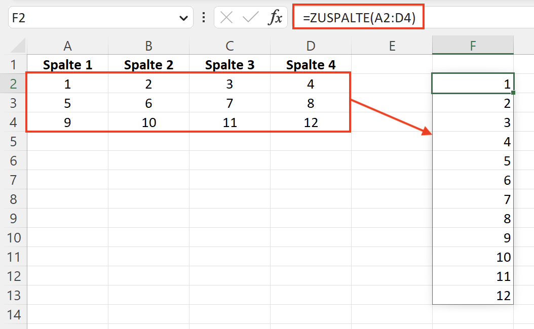 Excel-Versionen und die Anzahl der Spalten